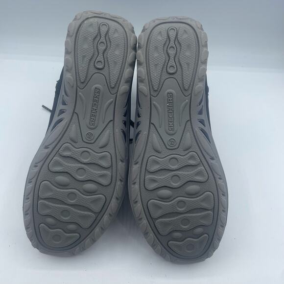 Skechers Reggae Fest Moro Rock Faux Fur Lined Boots Booties Navy Blue Womens 6 - Picture 8 of 8